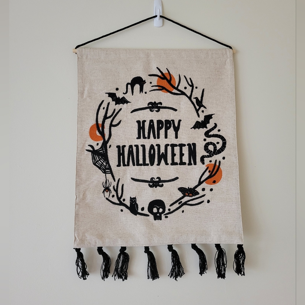 Threshold Halloween Raven Throw Pillow & Banner - Picture 10 of 16